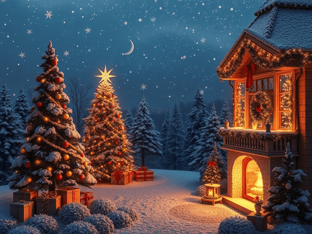 Aesthetic christmas wallpaper gallery image 2