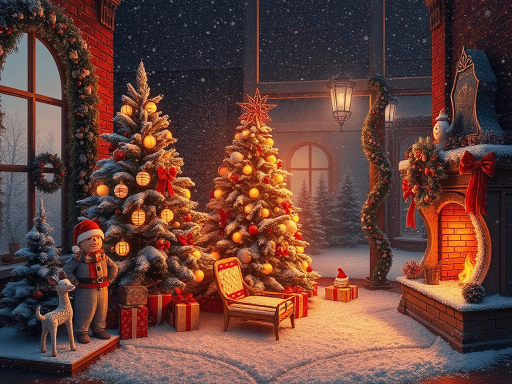 Christmas aesthetic wallpaper gallery image 1