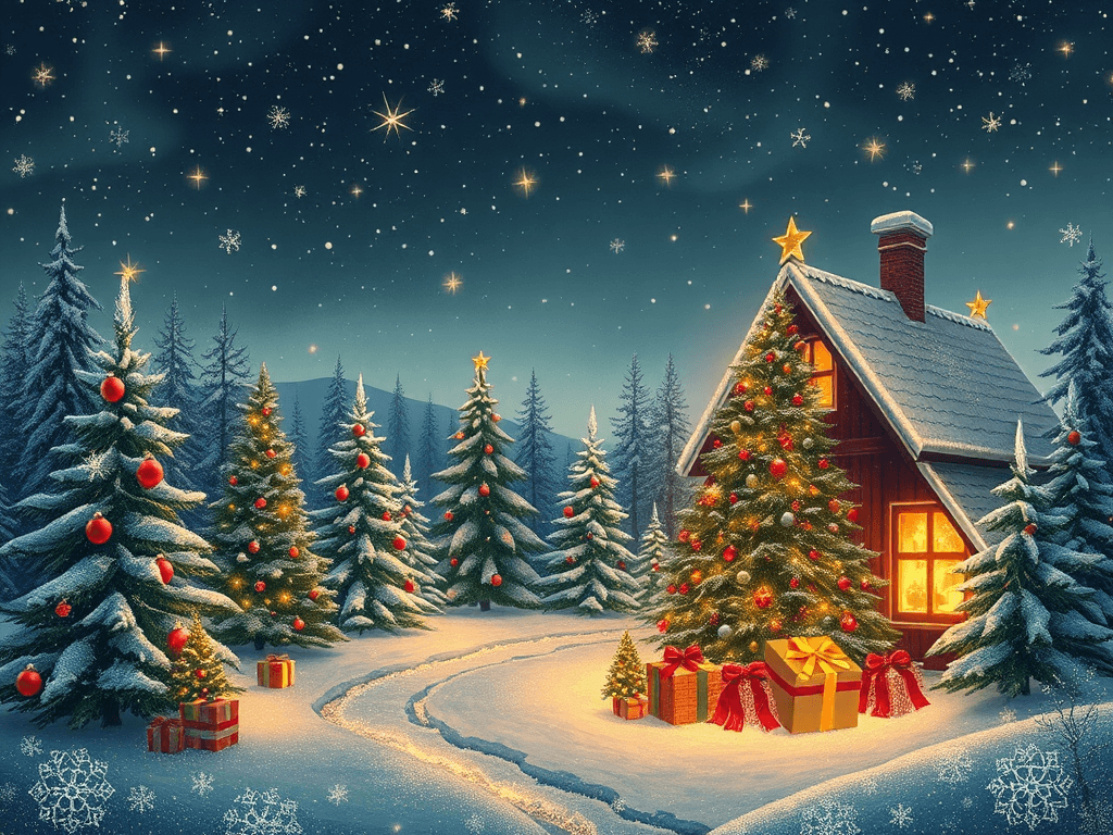 Christmas aesthetic wallpaper gallery image 2