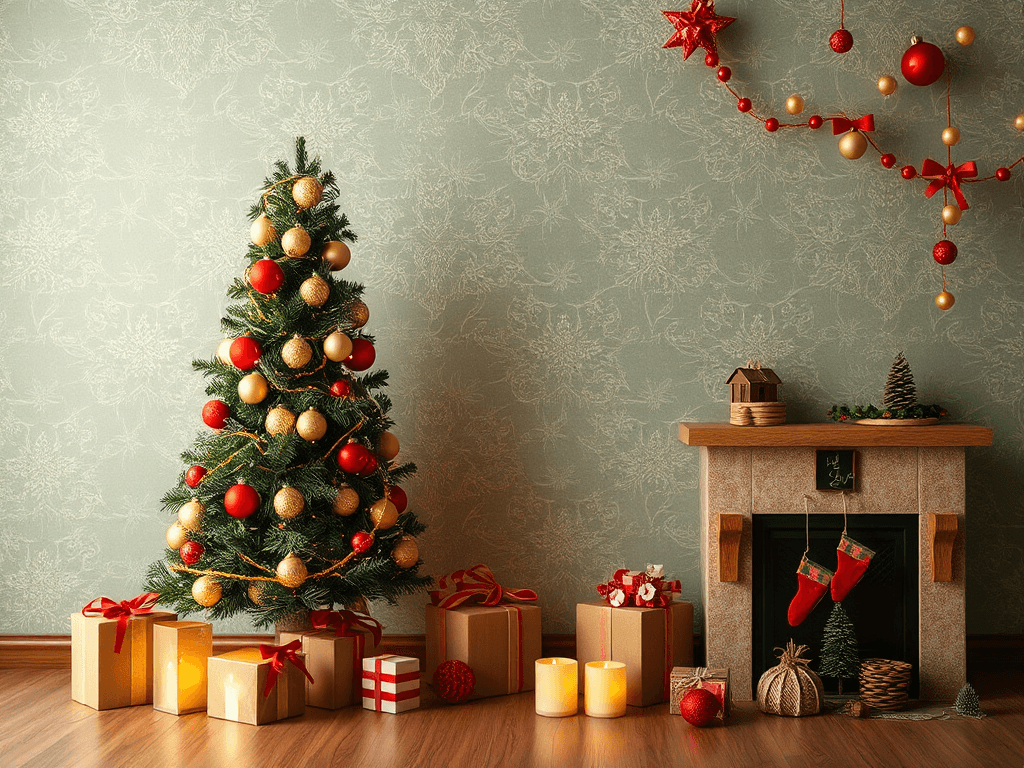 Christmas aesthetic wallpaper gallery image 3