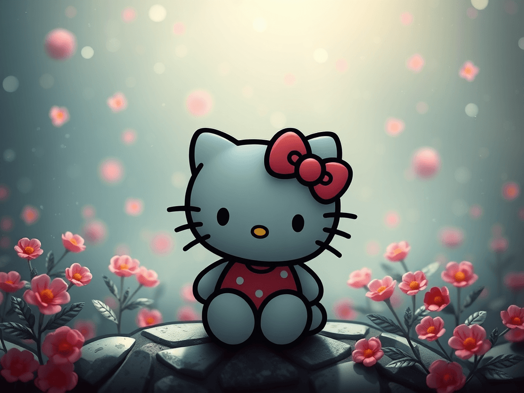 Display image for Hello kitty wallpaper aesthetic