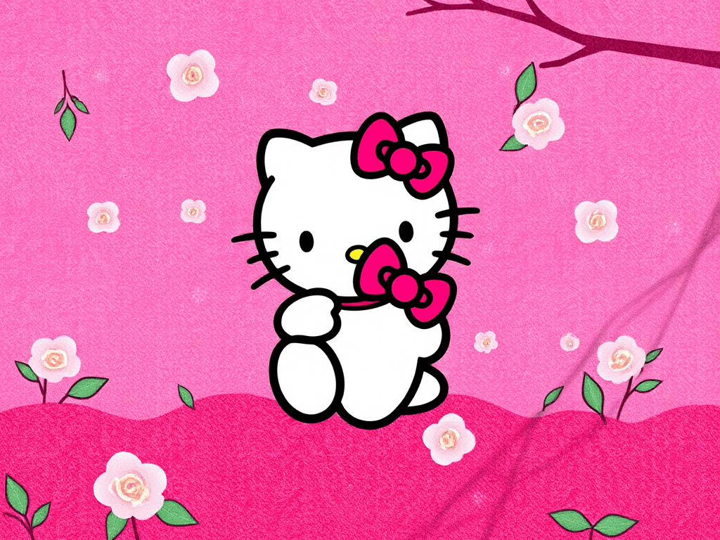 Hello kitty wallpaper aesthetic gallery image 2