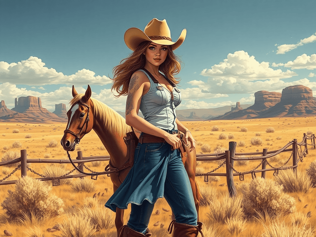 Cowgirl aesthetic wallpaper gallery image 1