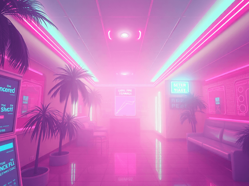 Vaporwave aesthetic gallery image 1