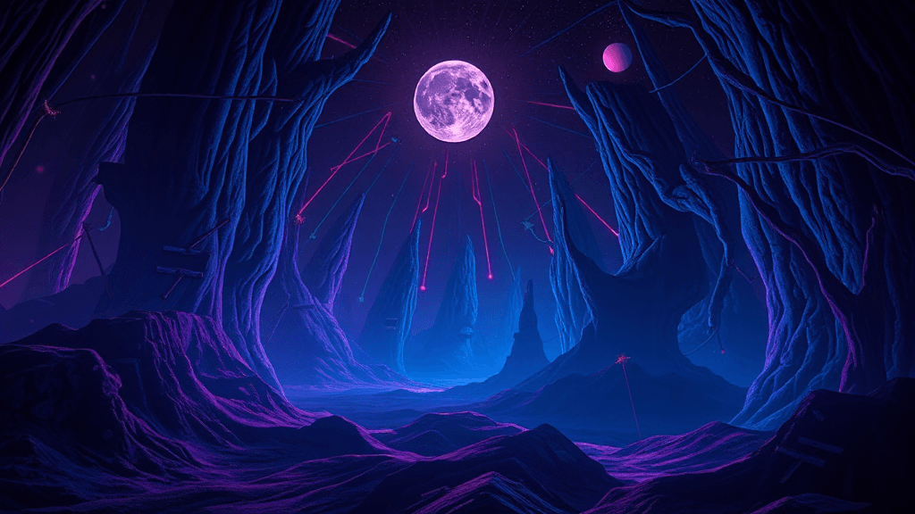 Trippy dark aesthetic wallpaper gallery image 1