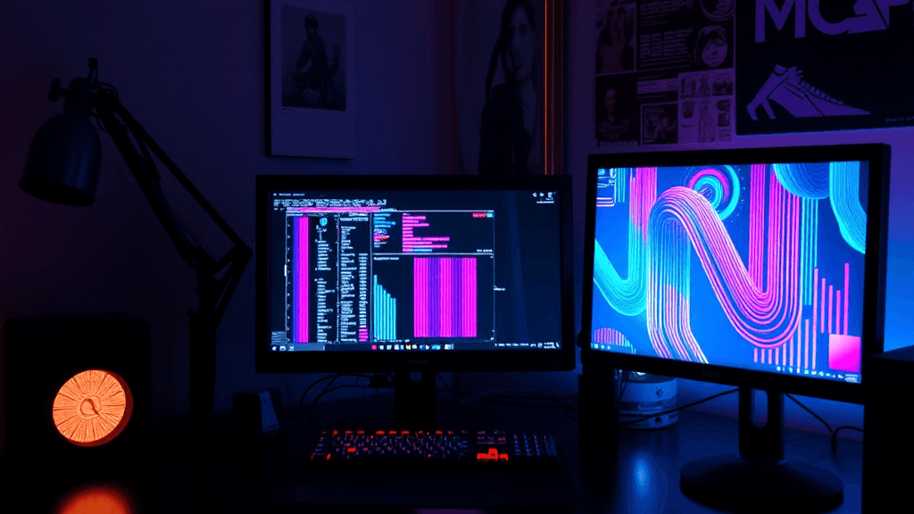 Display image for Aesthetic computer wallpaper